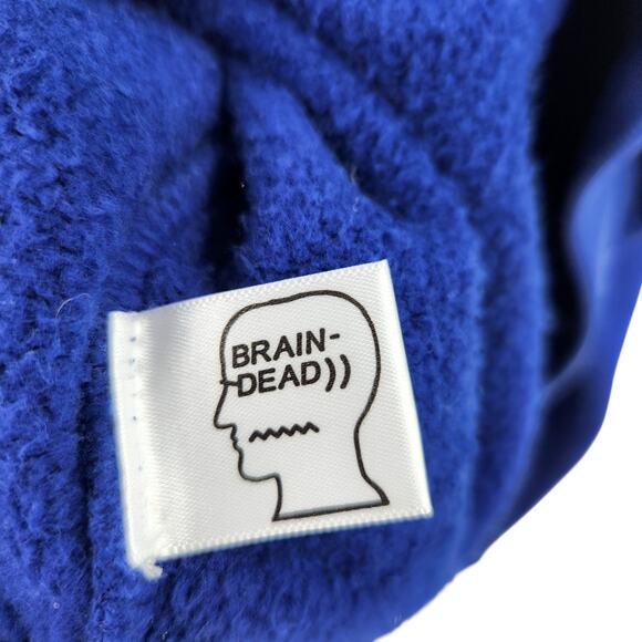 BRAIN DEAD LARGE SATURATED VOIDS PRINT COTTON CREW NECK LONG SLEEVE SWEATER - Picture 4 of 6